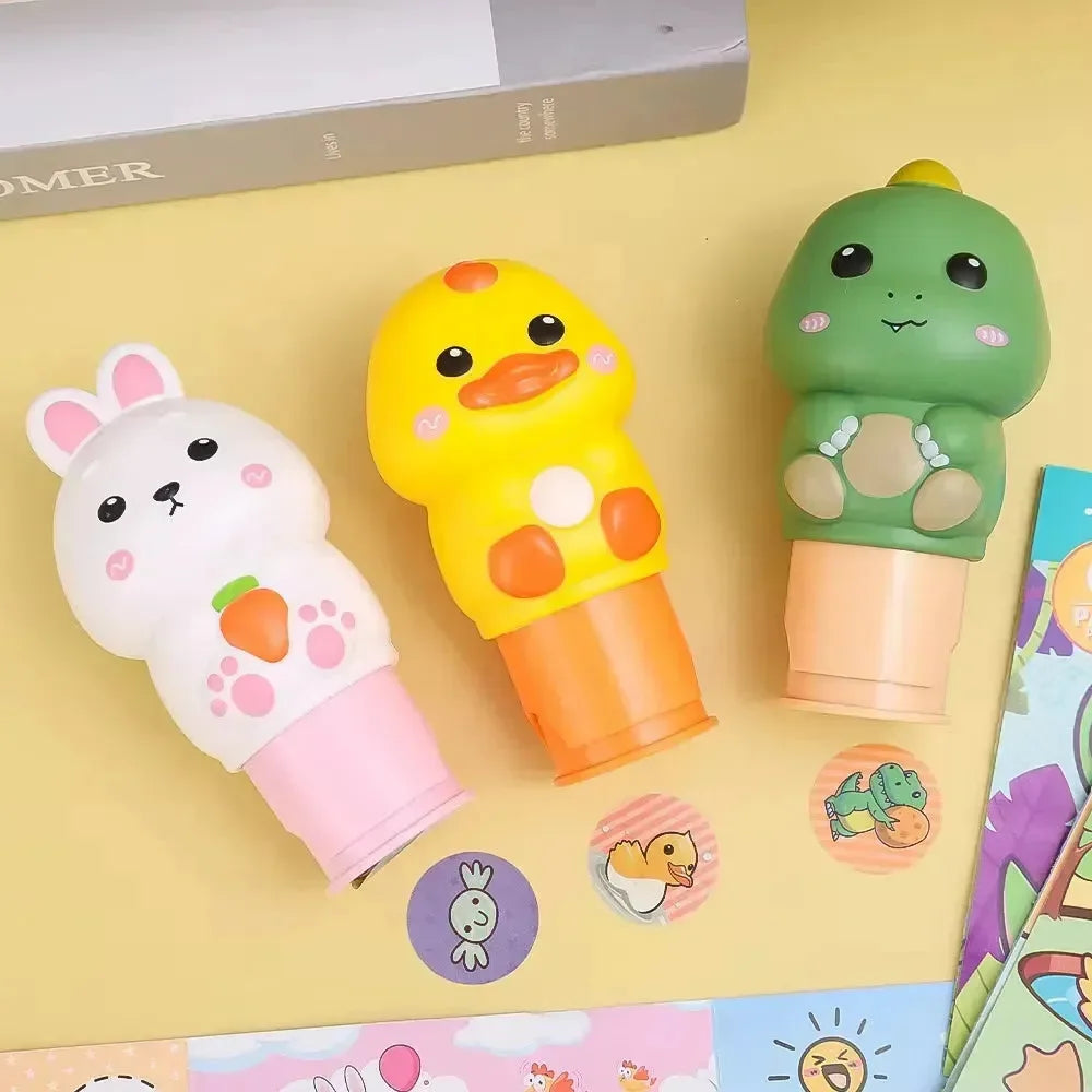 Magic Velcro Cartoon Stamp Set - Bear Hugs