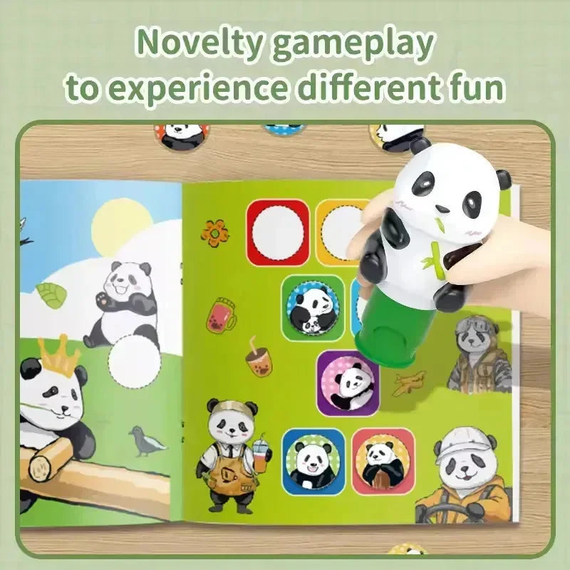 Magic Velcro Cartoon Stamp Set - Bear Hugs