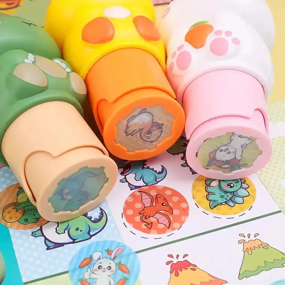 Magic Velcro Cartoon Stamp Set - Bear Hugs