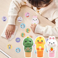 Magic Velcro Cartoon Stamp Set - Bear Hugs