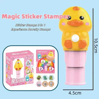 Magic Velcro Cartoon Stamp Set - Bear Hugs