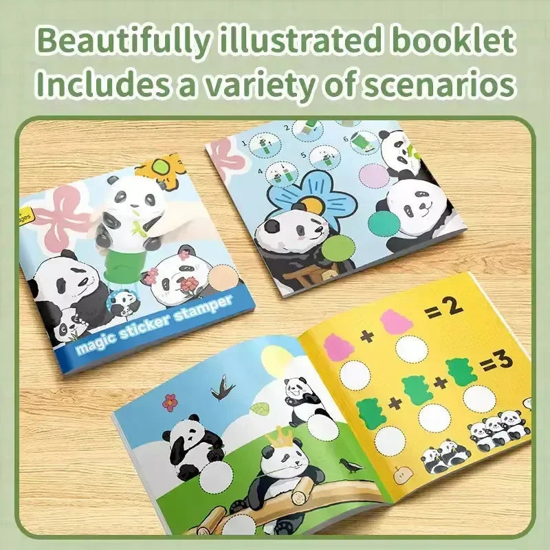 Magic Velcro Cartoon Stamp Set - Bear Hugs