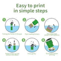 Magic Velcro Cartoon Stamp Set - Bear Hugs