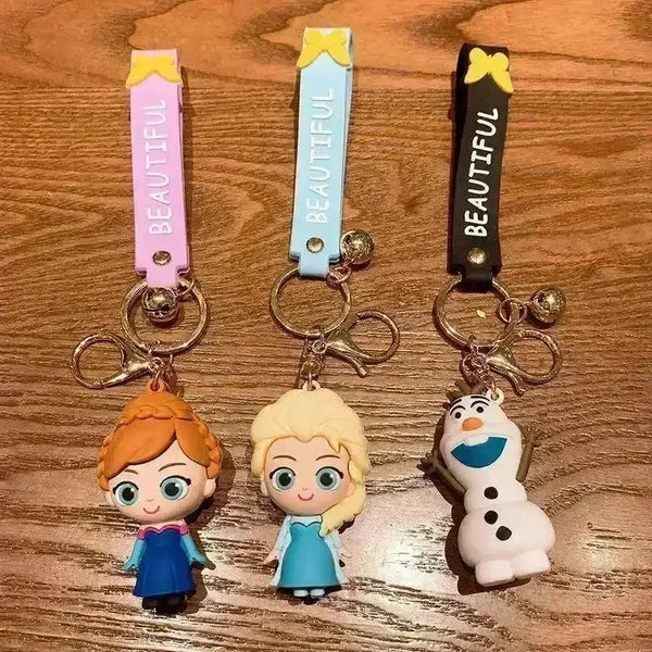 Frozen Character Keychains Magical Frozen 3D Keychain