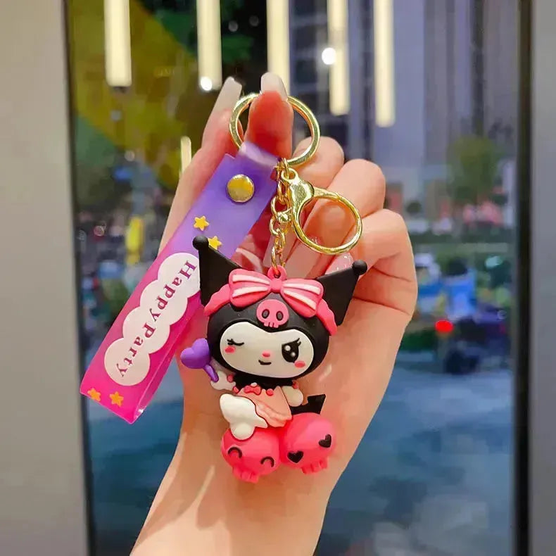 Magical Kuromi 3D Keychain - Bear Hugs