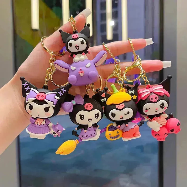 Magical Kuromi 3D Keychain - Bear Hugs