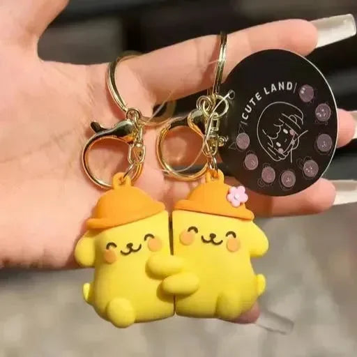 Magnetic Mates Couple Keychain - Bear Hugs