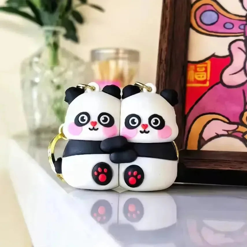 Magnetic Mates Couple Keychain - Bear Hugs