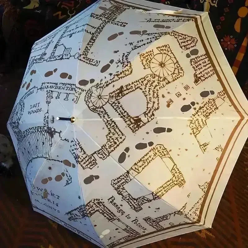 Marauder's Map Color Changing Umbrella - Bear Hugs