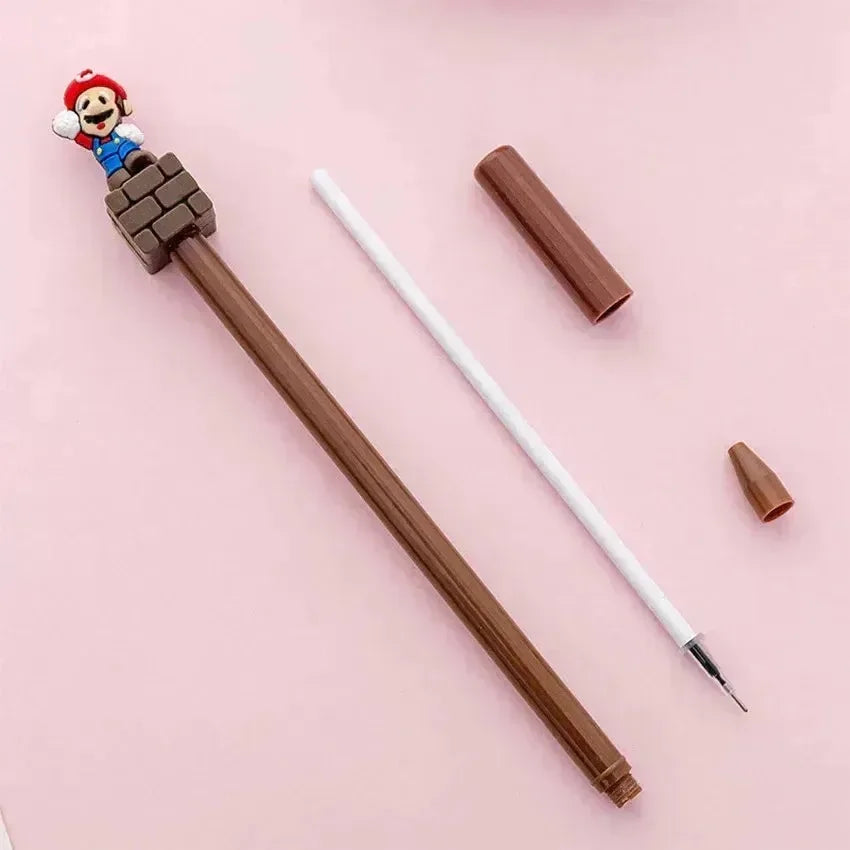 Mario Cartoon Gel Ink Pen - Bear Hugs