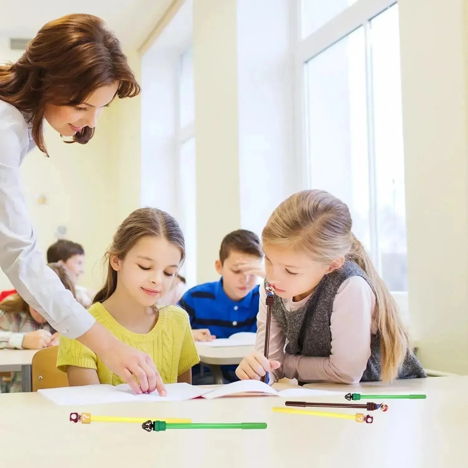 Mario Cartoon Gel Ink Pen - Bear Hugs