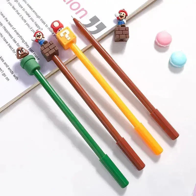 Mario Cartoon Gel Ink Pen - Bear Hugs