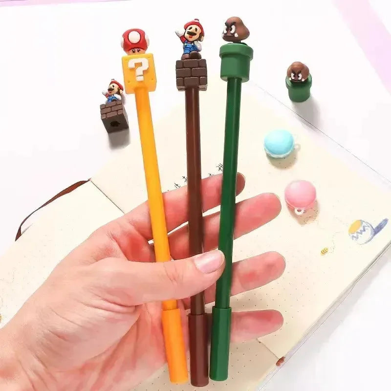 Mario Cartoon Gel Ink Pen - Bear Hugs