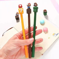 Mario Cartoon Gel Ink Pen - Bear Hugs