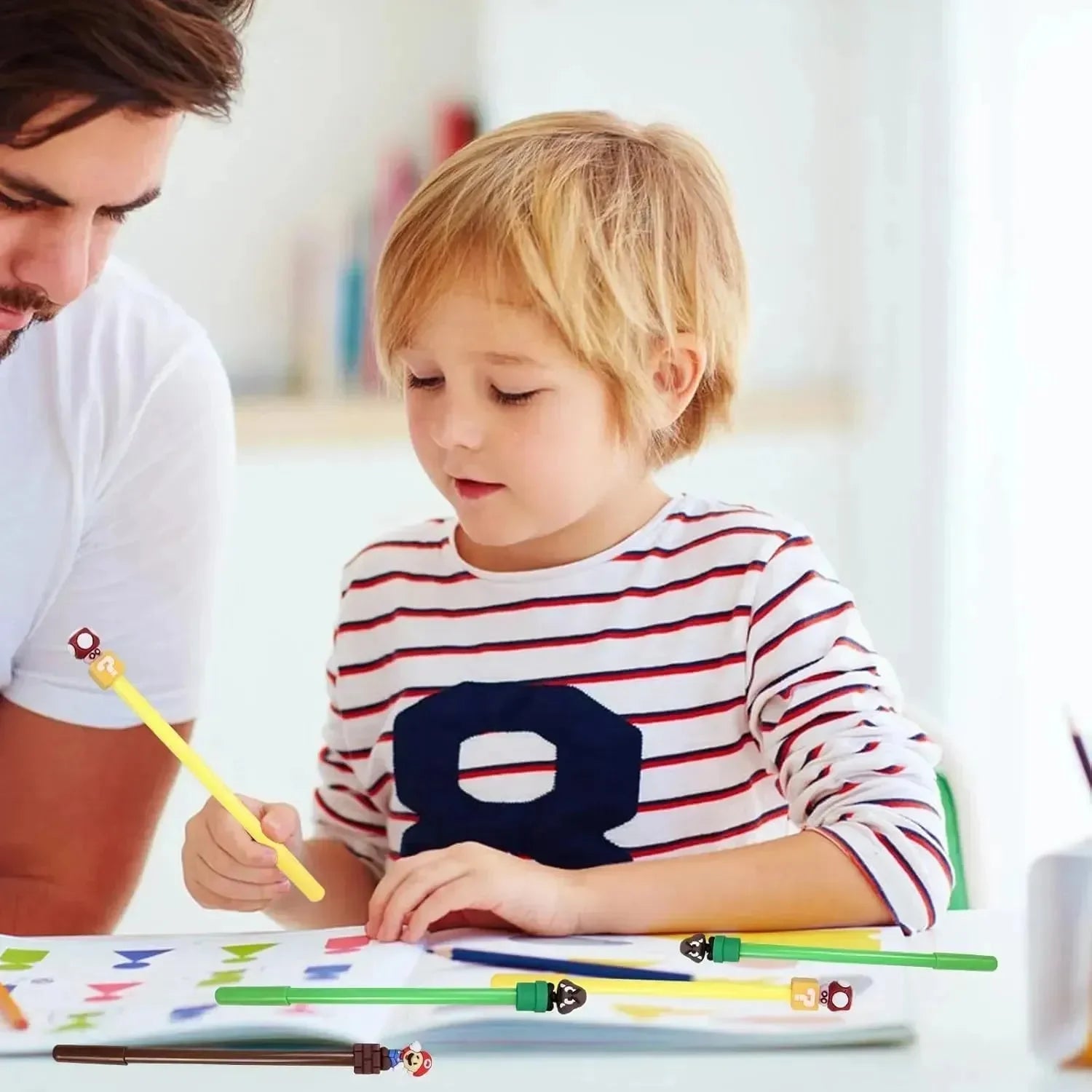 Mario Cartoon Gel Ink Pen - Bear Hugs