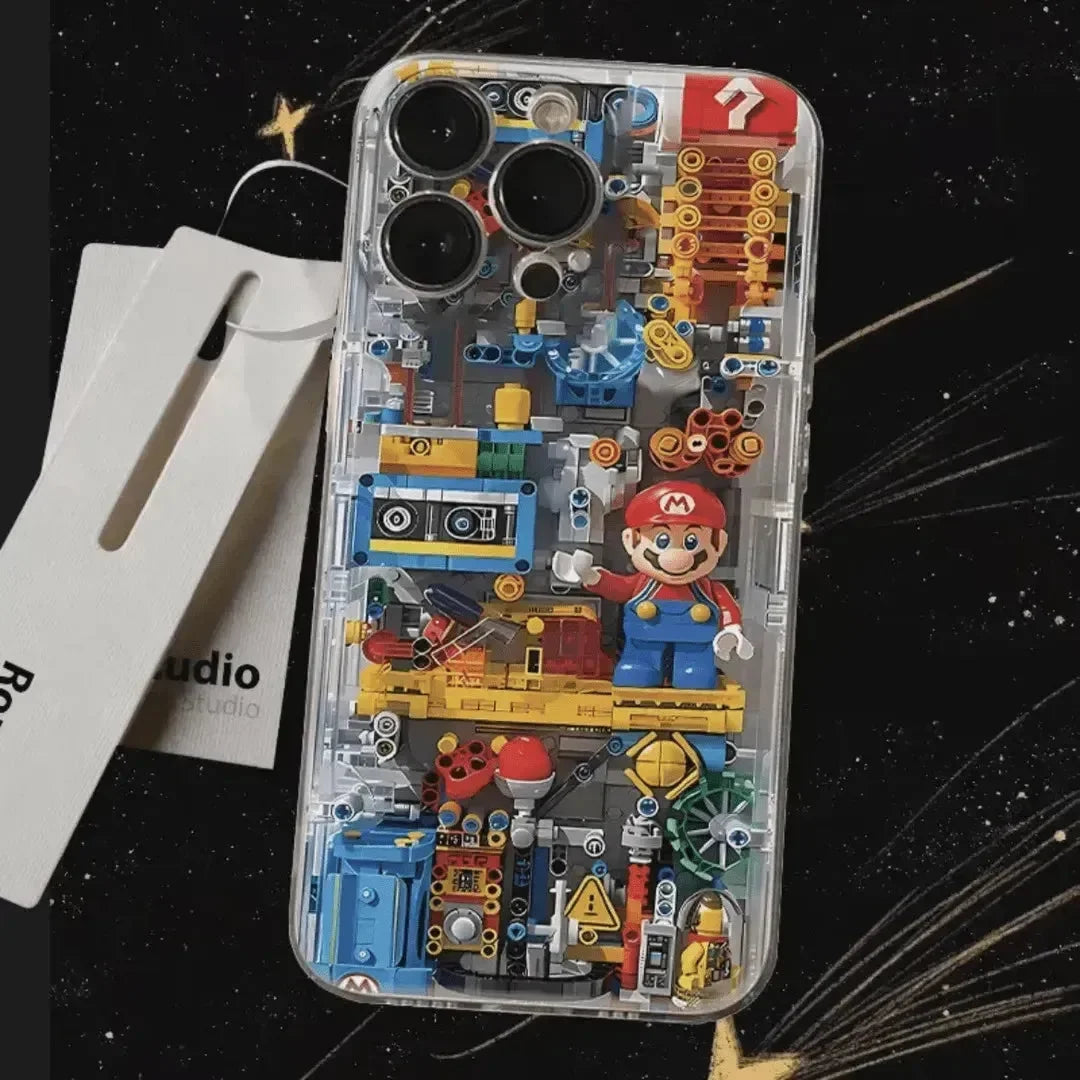 Mario's Brick Fortress 3D Phone Case (For iPhones) - Bear Hugs