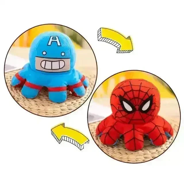 Marvel Characters Face Reverse Octopus - Bear Hugs
