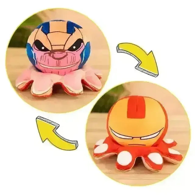 Marvel Characters Face Reverse Octopus - Bear Hugs