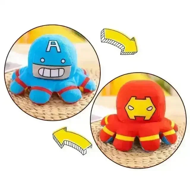 Marvel Characters Face Reverse Octopus - Bear Hugs