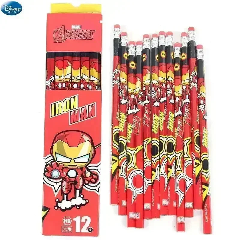 Marvel Heroes Pencil Set (12 Pcs) - Bear Hugs
