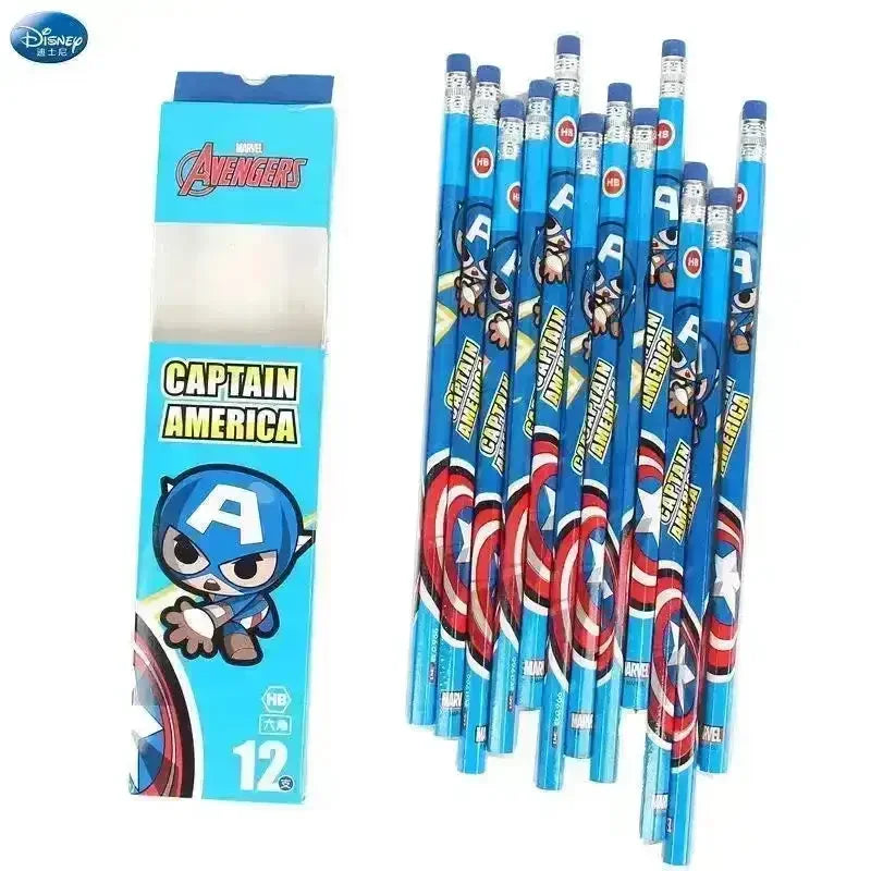 Marvel Heroes Pencil Set (12 Pcs) - Bear Hugs
