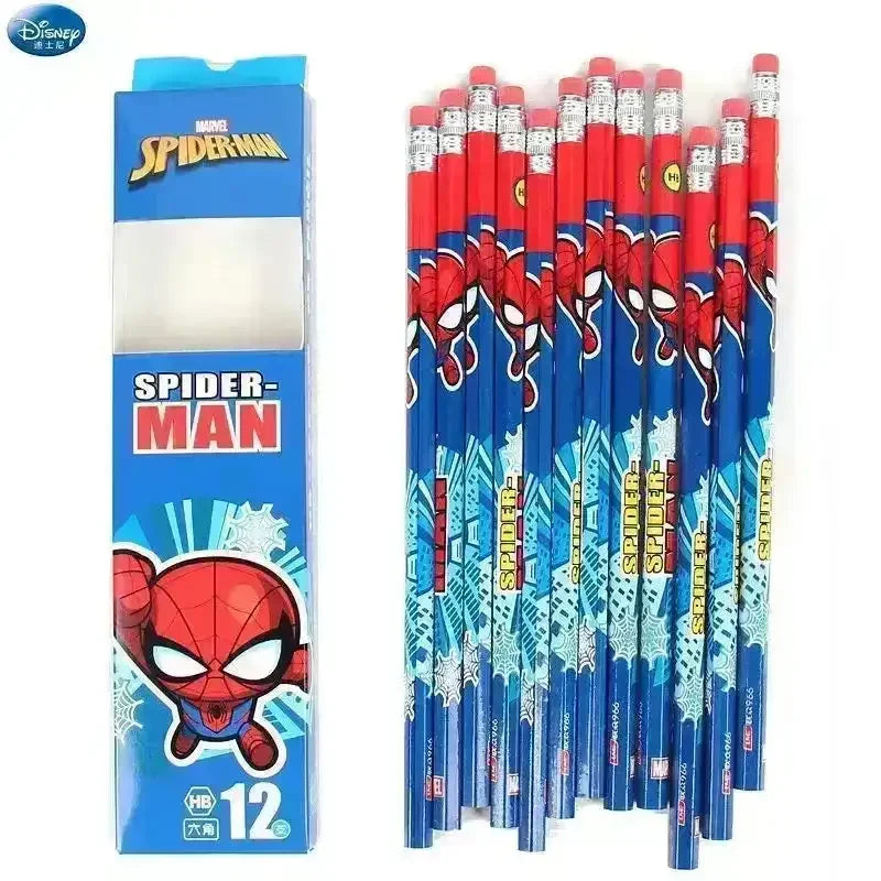 Marvel Heroes Pencil Set (12 Pcs) - Bear Hugs