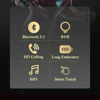 Marvel K-MV01 In-ear Wireless Bluetooth 5.3 Earphones - Bear Hugs