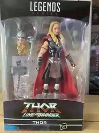 Marvel Legends Thor and Lady Thor Figurines (18 cm) - Bear Hugs