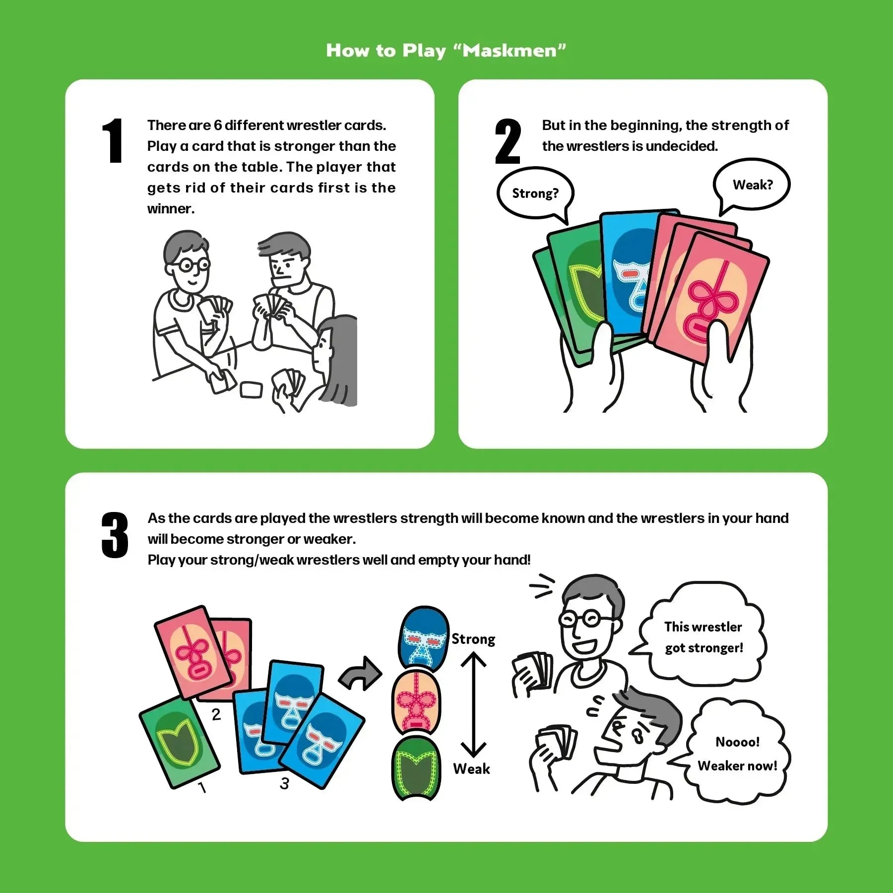 Maskmen Board Game - Bear Hugs