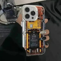 Mechanical Transparent Sci-Fi Phone Case (For iPhones) - Bear Hugs