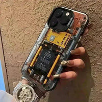 Mechanical Transparent Sci-Fi Phone Case (For iPhones) - Bear Hugs