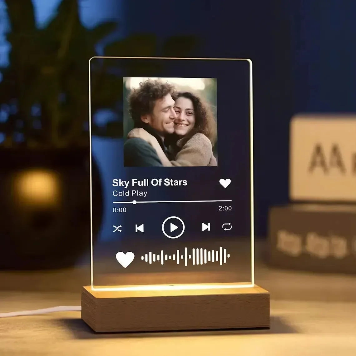 Melody & Memories Personalized Acrylic Plaque - Bear Hugs