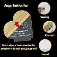 Melody & Memories Personalized Acrylic Plaque - Bear Hugs