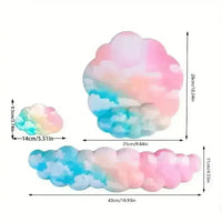 Memory Foam Cloud Keyboard Wrist Rest Set - Bear Hugs