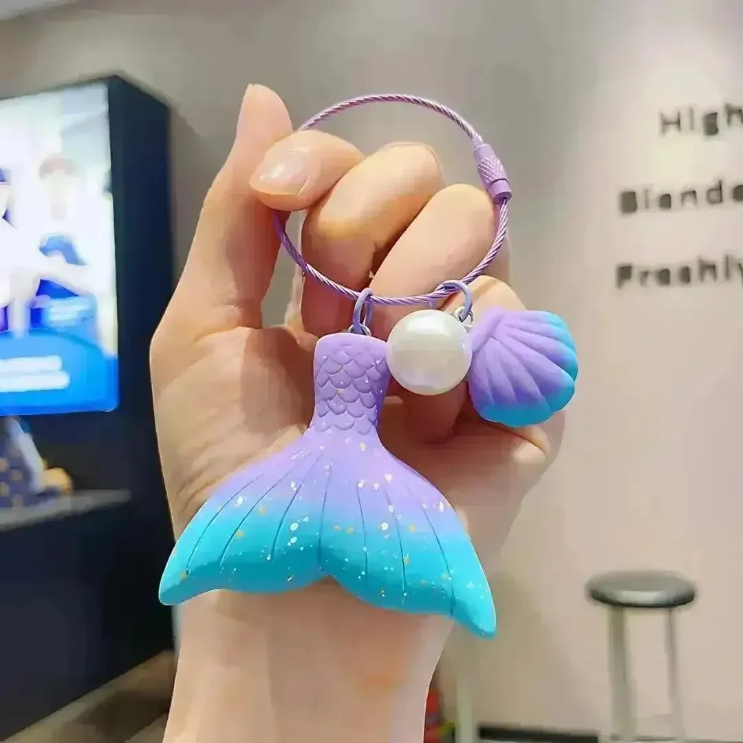 Mermaid Tail 3D Keychain - Bear Hugs