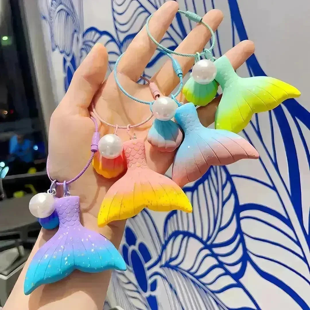 Mermaid Tail 3D Keychain - Bear Hugs