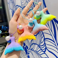 Mermaid Tail 3D Keychain - Bear Hugs