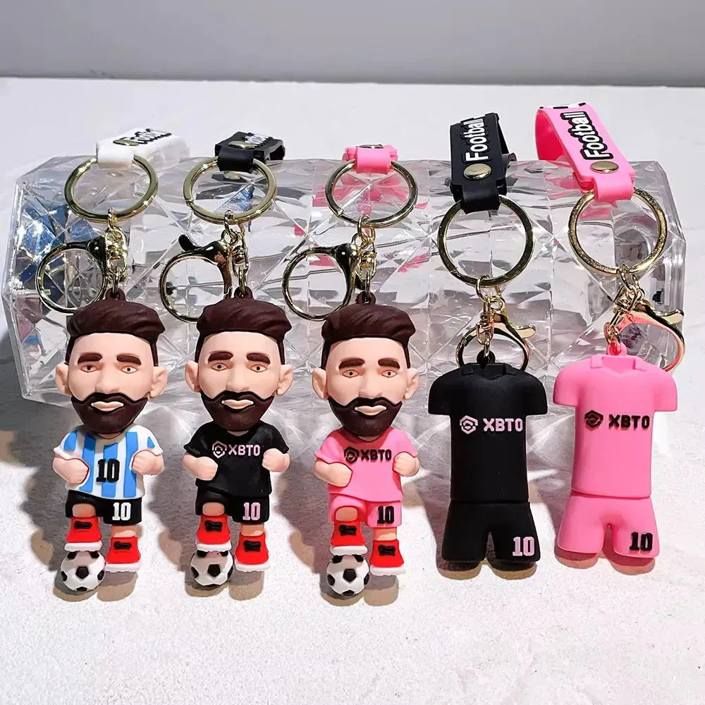 Messi Global Goals 3D Keychain - Bear Hugs