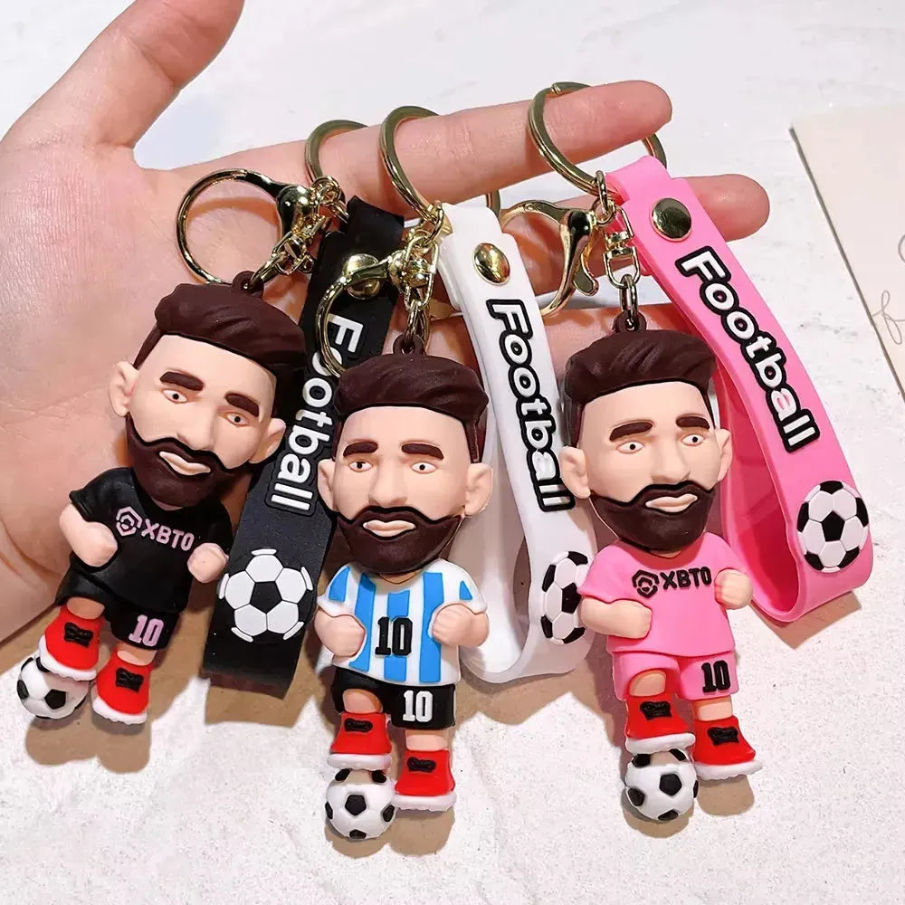 Messi Global Goals 3D Keychain - Bear Hugs