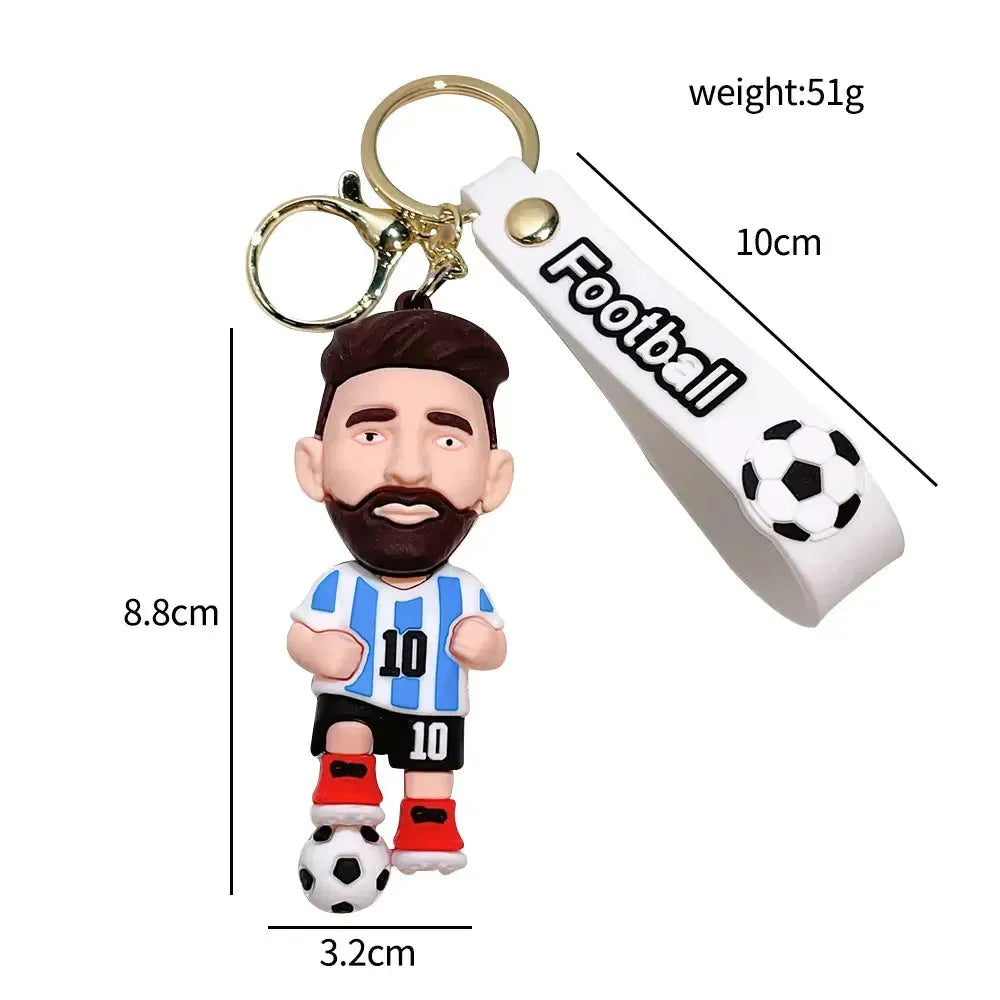 Messi Global Goals 3D Keychain - Bear Hugs