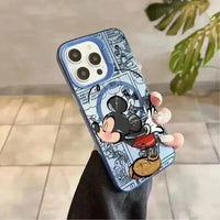 Mickey and Minnie Couple MagSafe Phone Case (For iPhone) - Bear Hugs