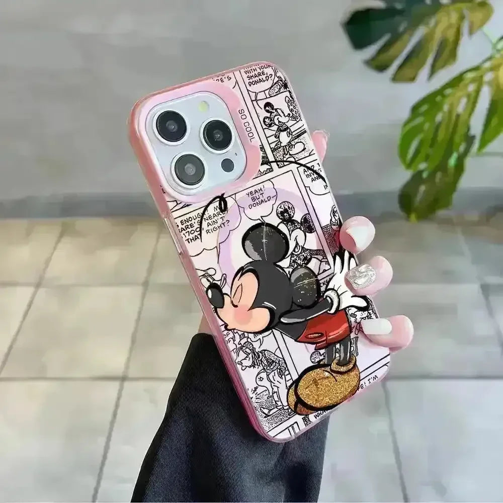 Mickey and Minnie Couple MagSafe Phone Case (For iPhone) - Bear Hugs