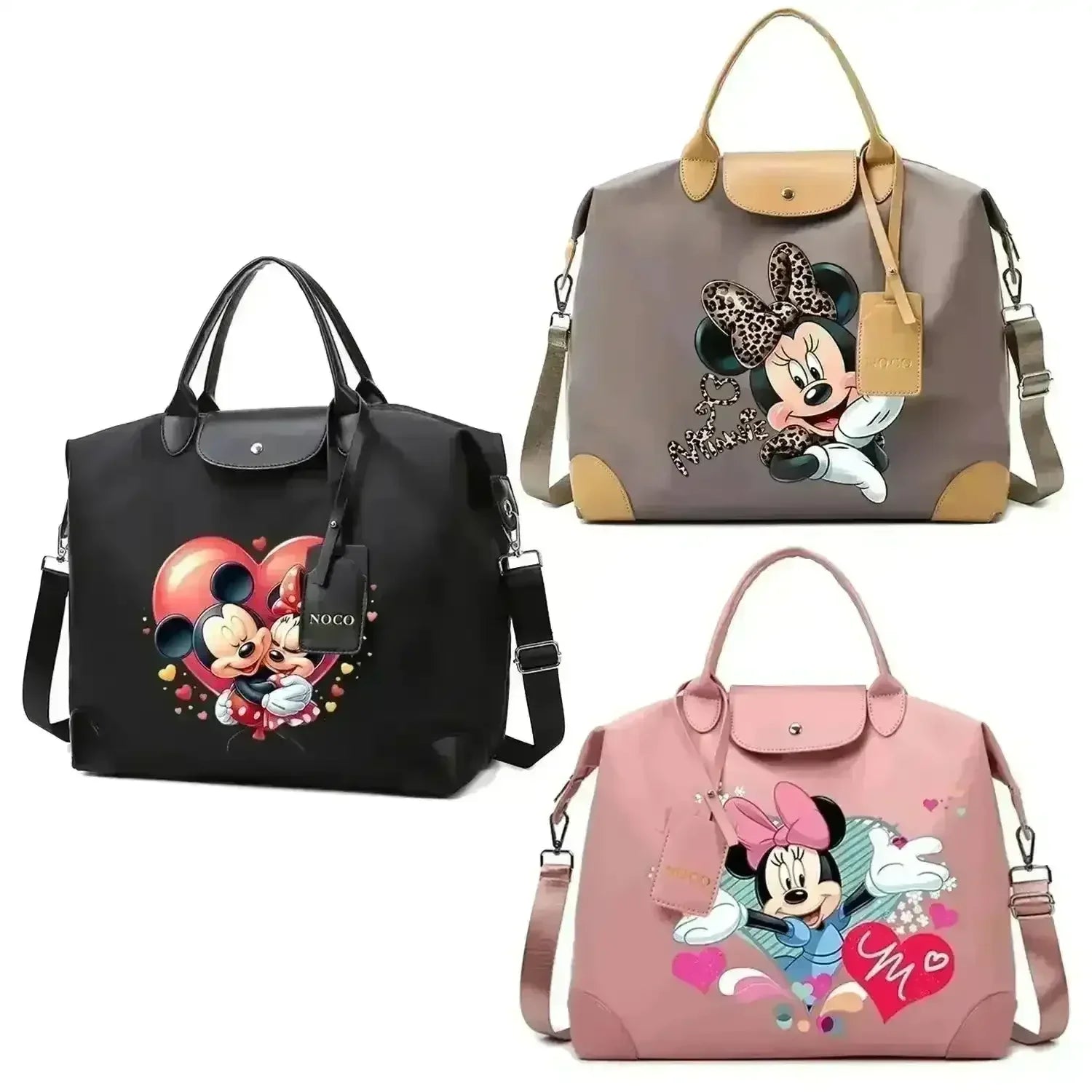 Mickey & Minnie Large Capacity Tote Bag - Bear Hugs