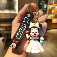 Mickey & Minnie Mouse Wedding Keychain - Bear Hugs