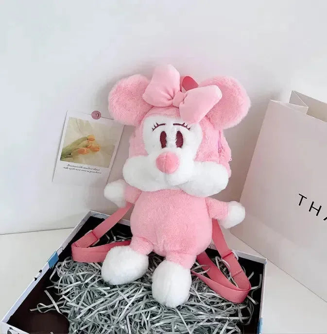 Mickey & Minnie Plush Backpack (35 cm) - Bear Hugs