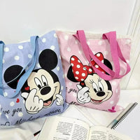 Mickey & Minnie Printed Pattern Shoulder Bag - Bear Hugs