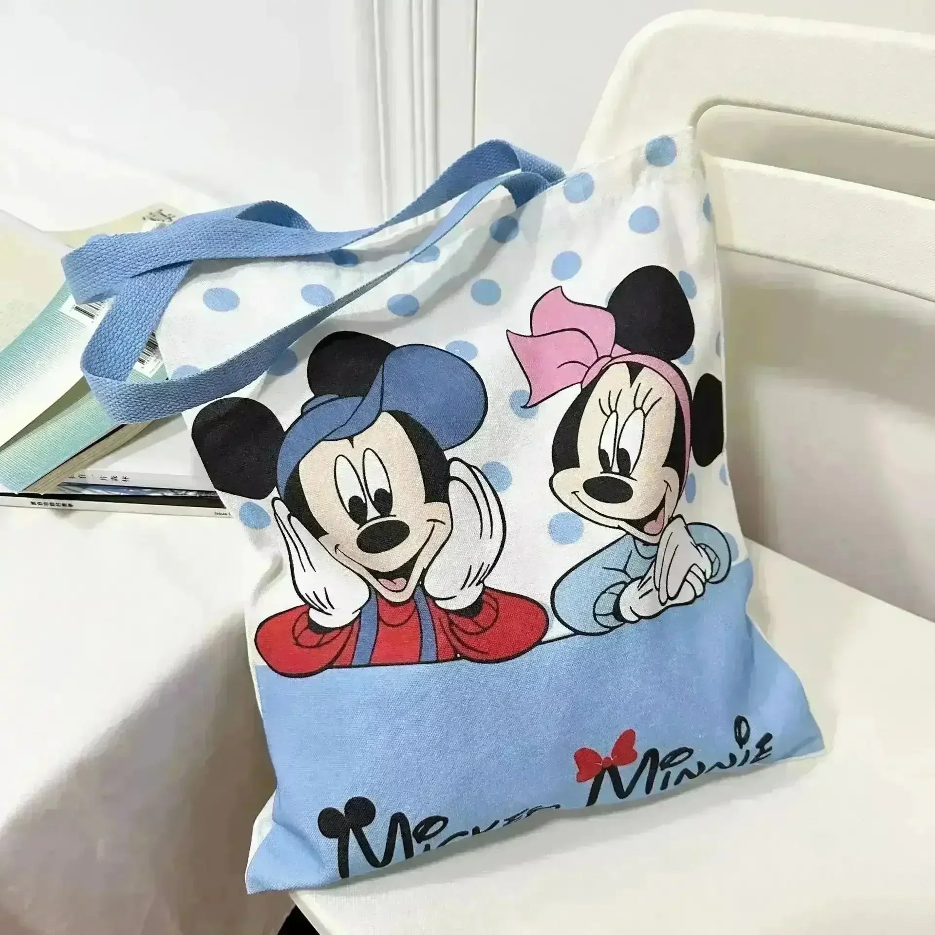 Mickey & Minnie Printed Pattern Shoulder Bag - Bear Hugs