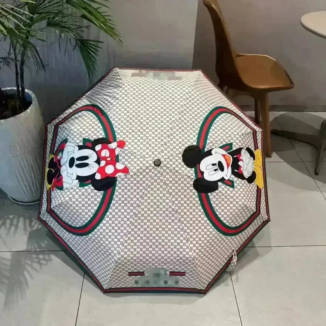 Mickey Minnie Designer Collab Umbrella - Bear Hugs