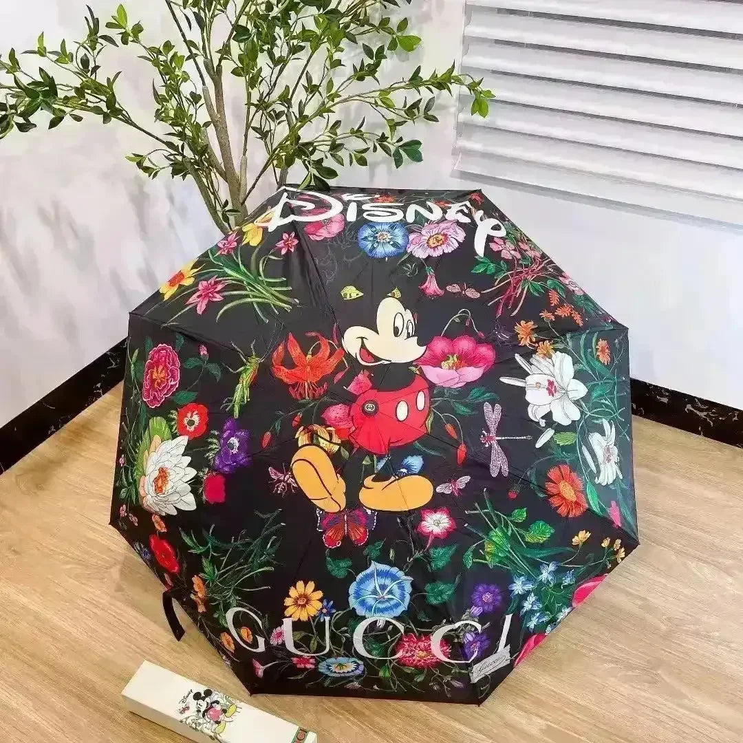 Mickey Minnie Designer Collab Umbrella - Bear Hugs