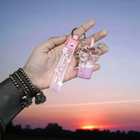 Mickey Tumbler Liquid Keychain - Bear Hugs
